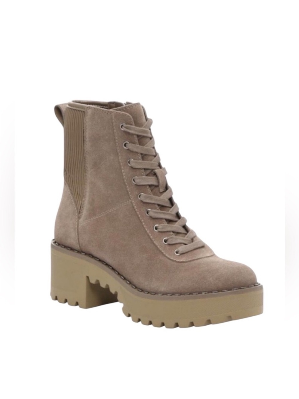Vince Camuto Movelly Combat Boots in brown - Picture 3 of 5